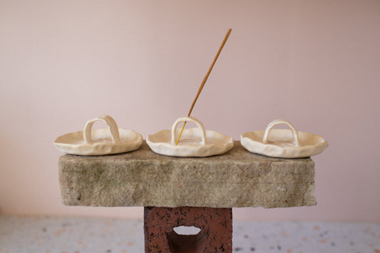Incense Holder White