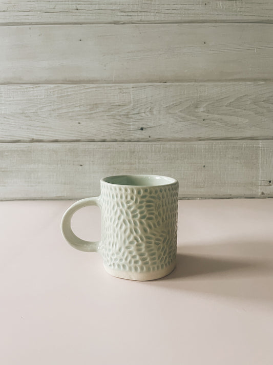 Carved Mug in Celadon