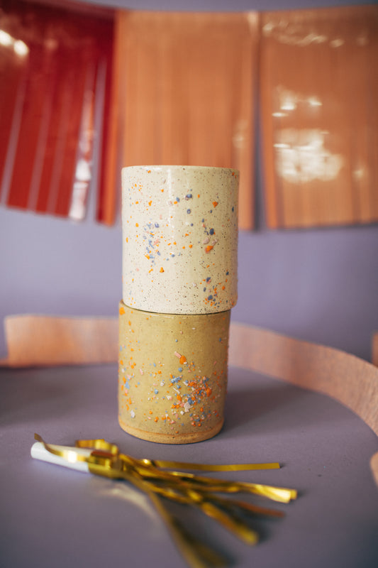 Confetti Cup in White