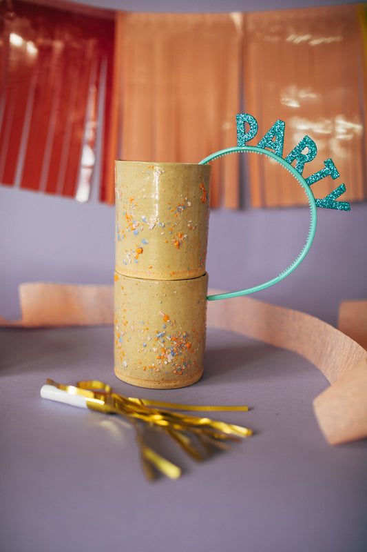 Confetti Cup in Sand