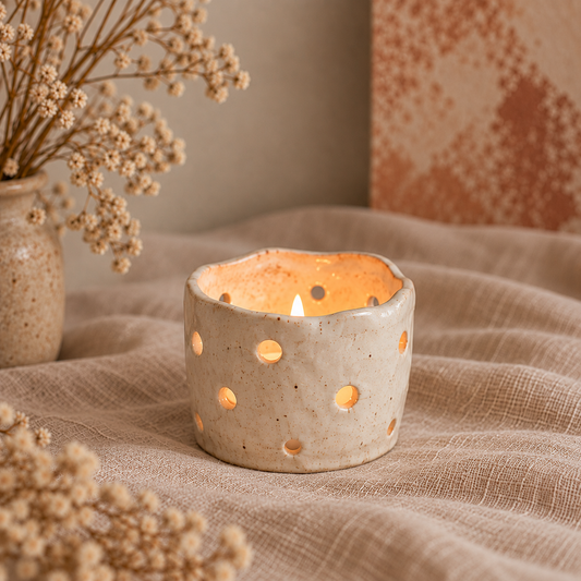 Candlelight ~ A Hand-Built Pottery Workshop