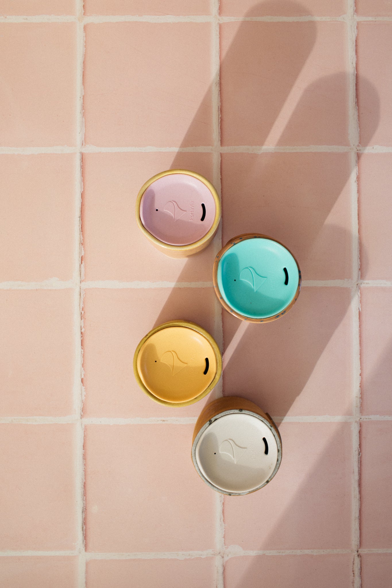 PortaVia To-Go Lids for Bridget Dorr Ceramics