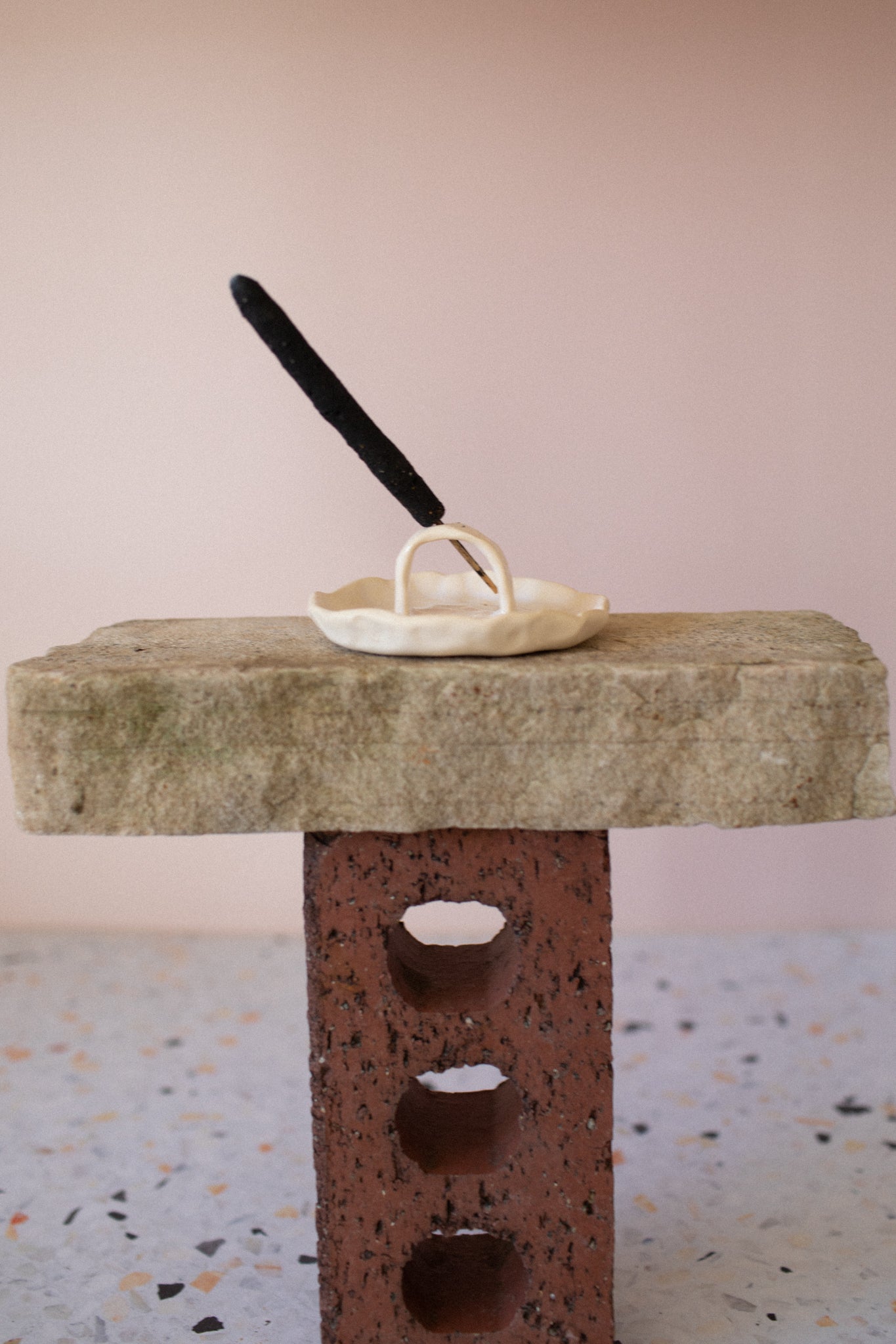 Incense Holder White