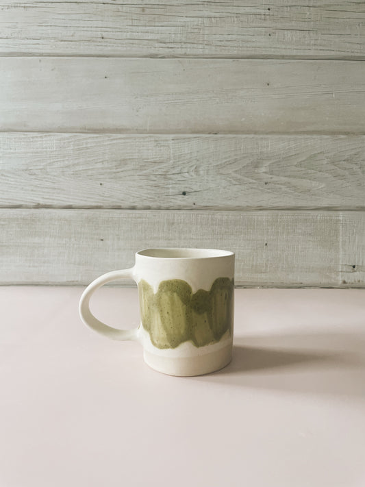 Mug with Green Strokes