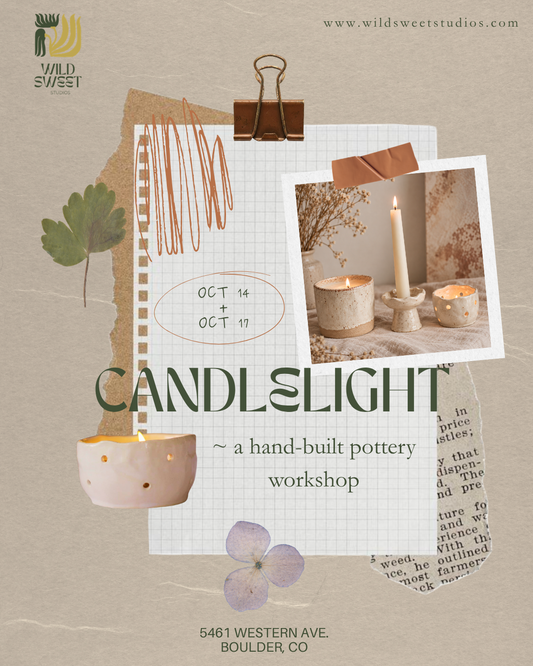 Candlelight ~ A Hand-Built Pottery Workshop