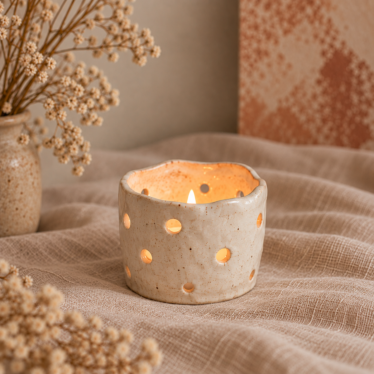 Candlelight ~ A Hand-Built Pottery Workshop